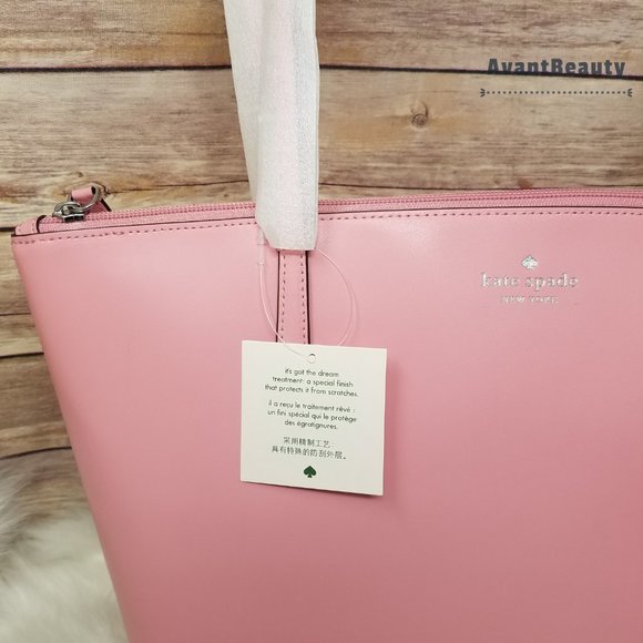 Kate Spade Large tote Bright Carnation Zina Bag - Picture 5 of 16
